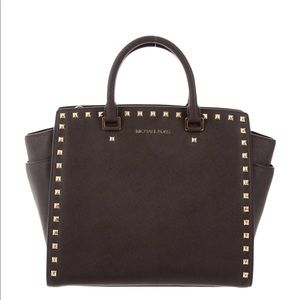 Michael Kors Large Selma Brown Handbag